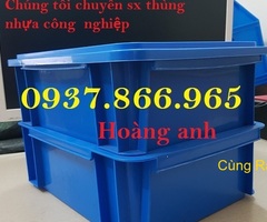 Thùng cơ khí phân loại sản phẩn có nắp, khay nhựa b7