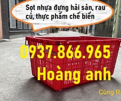 Nơi cung cấp sọt nhựa có quai sắt, sóng nhựa