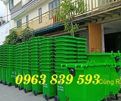 Địa chỉ bán thùng rác nhựa 120lit rẻ tại quận 10. lh 0963 839 593 Ms.Loan