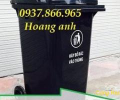 Thùng gom rác thải 240l, thùng rác tại hà nội
