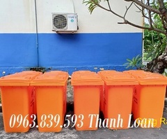 Thùng rác 240lit xanh lá, thùng rác công cộng, thùng rác ngoài trời./ 0963.839.593 Ms.Loan