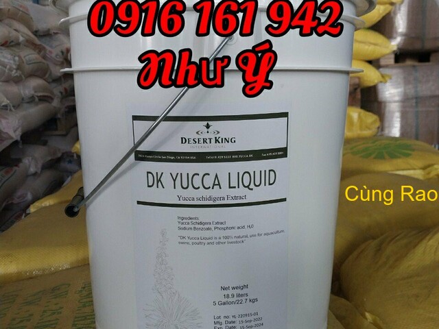 YUCCA MỸ - YUCCA LIQUID - YUCCA hấp thu khí độc