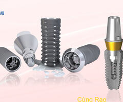 Cấu tạo răng Implant và các loại trụ Implant phổ biến hiện nay