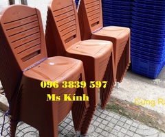 Cung cấp ghế dựa đại, ghế nhựa giá rẻ dùng trong nhà hàng, quán ăn - 096 3839 597 Ms Kính