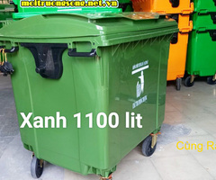 Sỉ lẻ thùng rác công cộng 1100 lít 660 lít 240 lít HDPE giá rẻ sốc