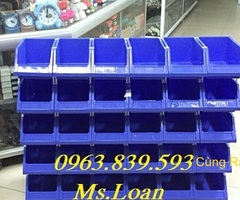 Khay linh kiện xếp tầng, khay nhựa bít, kệ nhựa để dụng cụ giảm giá. 0963.839.593 Ms.Loan