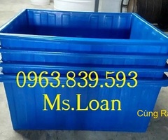 Bể nhựa nuôi cá 2000lit hình chữ nhật, thùng nhựa 2000L/ 0963.839.593 Ms.Loan