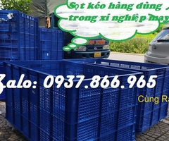 sọt kéo hàng có bánh xe đc ưa chuộng, sọt đẩy hàng trong nhà xưởng