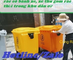 Cung cấp thùng rác các loại, thùng gom rác thải, thùng rác