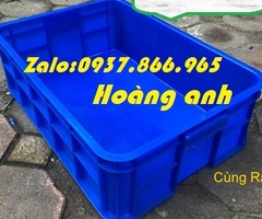 Thùng đặc dùng trong xưởng sản xuất có nắp, sóng nhựa bít