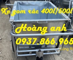 Xưởng sản xuất thùng rác, thùng rác 500l bằng inox