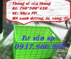 Thùng nhựa bít 5 bánh xe, thùng nhựa( thùng có bánh xe đẩy hàng)