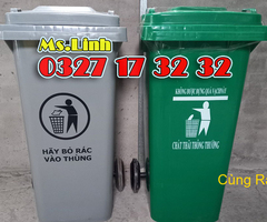 Báo giá thùng rác công cộng 120 lít nhập chất lượng cao SIÊU SALE