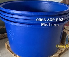 Thùng tròn nuôi cá 1000lit, thùng nhựa làm bể bơi / 0963 839 593 Ms.Loan