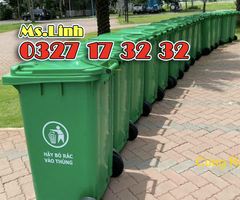 Không còn là mơ khi thùng rác công cộng 240L nhựa HDPE Minh Khang sale giá rẻ chưa từng có