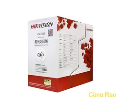Cáp mạng Cat5e UTP Hikvision DS-1LN5EU-SC0: Tốc độ cao, ưu đãi lớn