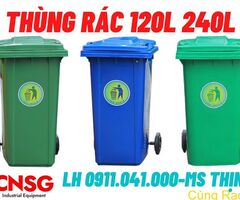 Bán thùng rác nhựa 120lit giá sỉ lẻ hợp lý 0911041000