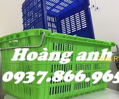 Sọt đựng của quả có thoát khí, sọt có quai sắt 2 đầu