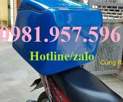 Thùng chở hàng sau xe máy giá rẻ tại Hà Nội