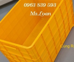 Thùng nhựa bít có 5 bánh xe, sóng nhựa công nghiệp / 0963 839 593 Ms.Loan