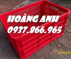 Sọt đựn rau củ, sọt dùng kho lạnh, sọt nhựa rỗng