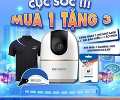 Camera KBVISION KX-A3W: Bảo vệ ngôi nhà, nhận quà liền tay!