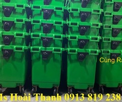 Cung cấp xe thu gom rác đô thị 660 lit  loại tốt dầy