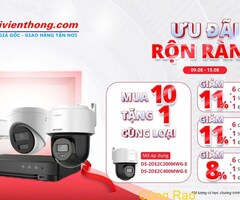 Siêu ưu đãi không thể bỏ lỡ cùng Camera Hikvision!