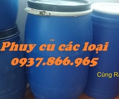 Bán thùng phuy nhựa cũ tại hà nội, phuy nhựa, phuy các loại, phi cũ