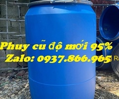 Bán thùng phuy nhựa cũ tại hà nội, phuy nhựa, phuy các loại, phi cũ