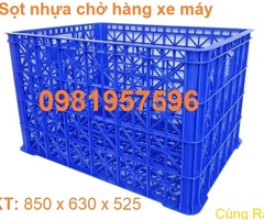 sọt nhựa có bánh xe, sọt nhựa chở hàng