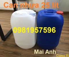 Can nhựa 25 lít đựng hóa chất, can nhua, can nhựa 20 lít, can nhựa 10 lít, can nhựa 30 lít