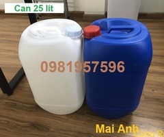 Can nhựa 25 lít đựng hóa chất, can nhua, can nhựa 20 lít, can nhựa 10 lít, can nhựa 30 lít