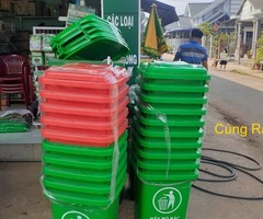 Thùng rác nhựa HDPE 60 lit giúp bảo vệ môi trường