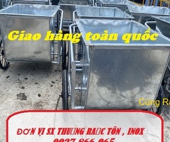 Thùng thu gom rác thải tại hà nội, xe đẩy rác