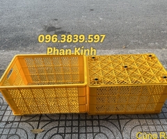 sóng 5 bánh xe, sọt nhựa 5 bánh xe giá sỉ tại kho