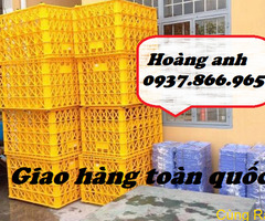 Sóng hở 8 bánh xe, sọt nhựa làm shipper