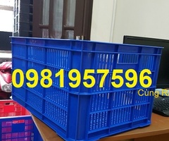 Sọt nhựa, sóng nhựa hở, rổ nhựa công nghiệp, nhựa nguyên sinh, sọt nhựa cao 31