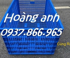 Thùng nhựa rỗng 26 bánh xe, sọt nhựa, thùng nhựa