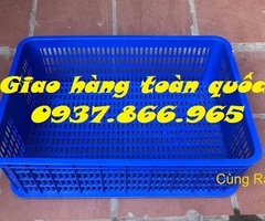 Sọt đựng rau củ, sóng nhựa rỗng cao 19