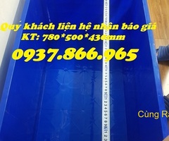 Thùng nhựa nguyên sinh kích thước lớn, thùng đặc