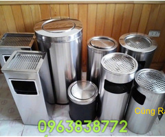 Thùng rác inox đạp chân tròn / Call 0963838772 Nguyệt