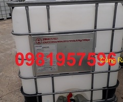 Bồn nhựa 1000l đựng hóa chất, dung môi, thực phẩm hoặc nước sạch, nước công trình