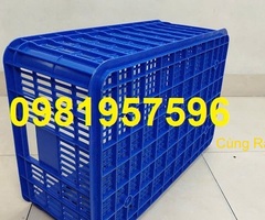 Sọt nhựa nguyên sinh chất lượng cao kích thước 61x42x31 cm