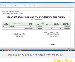 Phần mềm kế toán SThink Accounting