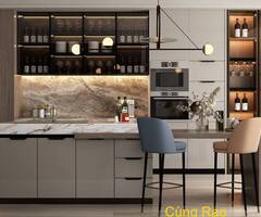 TOP Những mẫu thiết kế nội thất phòng bếp đẹp 2022